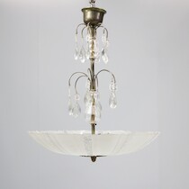 Taklampa 1900-talets första hälft D=50 på auktion i Skåne hos Sikö Auktioner