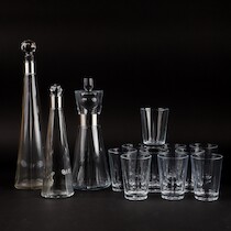Karaffer mm Rosendahls på auktion i Skåne hos Sikö Auktioner