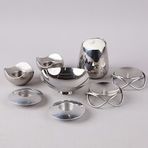 Ljuslyktor mm mestadels Georg Jensen på auktion i Skåne hos Sikö Auktioner
