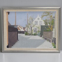 Olle Hallén, olja på duk, 45x34 på auktion i Skåne hos Sikö Auktioner