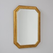 Spegel, senbarockstil, m. fasettslipat glas, 70 x 50 på auktion i Skåne hos Sikö Auktioner