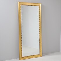 Spegel, empirestil, fassettslipat glas, 166 x 75 på auktion i Skåne hos Sikö Auktioner