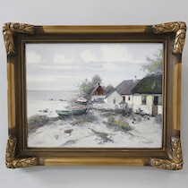 Jean Rosengren olja på duk 31 X 41 på auktion i Skåne hos Sikö Auktioner