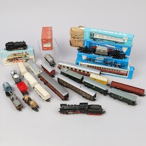 Märklin, 2 st lok och vagnar på auktion i Skåne hos Sikö Auktioner