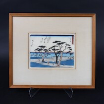 Träsnitt, Japan, 16x21 på auktion i Skåne hos Sikö Auktioner