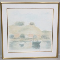 Gustav Rudberg litografi 219/250 50 X 51 på auktion i Skåne hos Sikö Auktioner