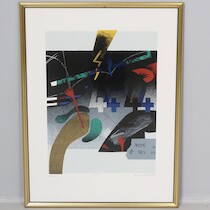 Rune Söderqvist litografi 51/220 59 X 44 på auktion i Skåne hos Sikö Auktioner