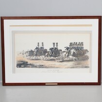 Tryck, rammått 59 X 84 på auktion i Skåne hos Sikö Auktioner