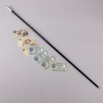 Käpp m. silverknopp, L = 89 + äldre sedlar på auktion i Skåne hos Sikö Auktioner