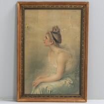 Tryck, 1900-talets början, 60x39 på auktion i Skåne hos Sikö Auktioner