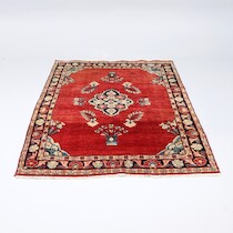 Matta, handknuten. Iran. 135x200 cm. på auktion i Skåne hos Sikö Auktioner