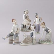 Figuriner Lladro och Nau H=23,5 och mindre på auktion i Skåne hos Sikö Auktioner
