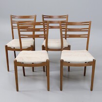Stolar 4 st "Della" Ikea, 1960-tal på auktion i Skåne hos Sikö Auktioner