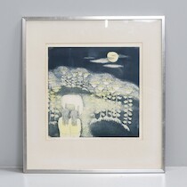Helmtrud Nyström, litografi, 282/360, 34x35 på auktion i Skåne hos Sikö Auktioner