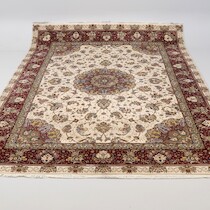 Matta, handknuten Indien, "Alkatif Classic" från ESPOSA, ull och bomull, 250x350 på auktion i Skåne hos Sikö Auktioner