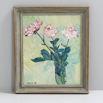 Leonie Pilewski Karlsson, olja på duk, 45 X 37 cm på auktion i Skåne hos Sikö Auktioner