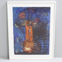 Jytte Loehr. litografi. 68x80 cm på auktion i Skåne hos Sikö Auktioner