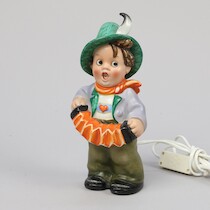 Doftlampa, porslin, höjd 23 cm på auktion i Skåne hos Sikö Auktioner