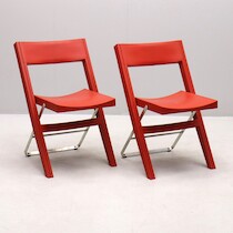 Klappstolar ett par, Niels Gammelgaard, Design Studio Copenhagen, Ikea, 1990-tal på auktion i Skåne hos Sikö Auktioner