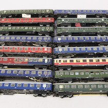 Märklin snälltagsvagnar, 4000 serien, HO på auktion i Skåne hos Sikö Auktioner