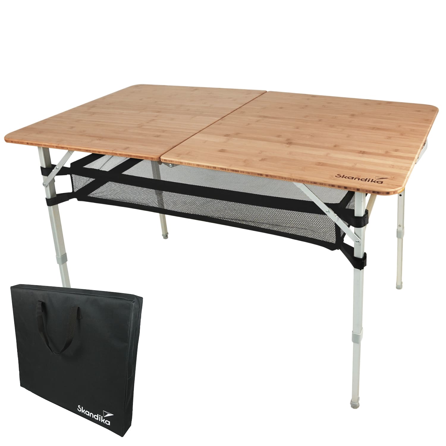 Tolja bamboo folding table 120x70x70 cm