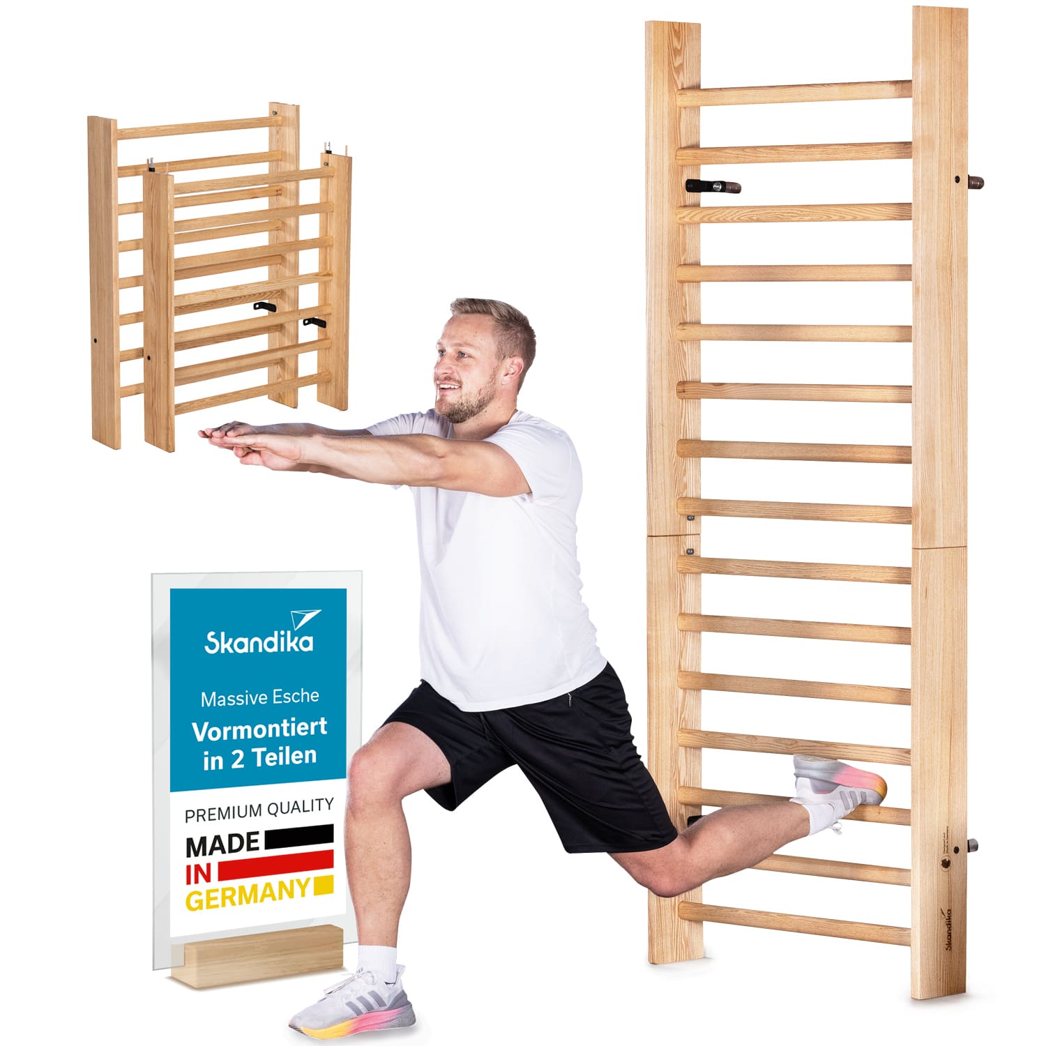 Vira Sprossenwand zusammengebaut