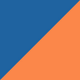 blau/orange