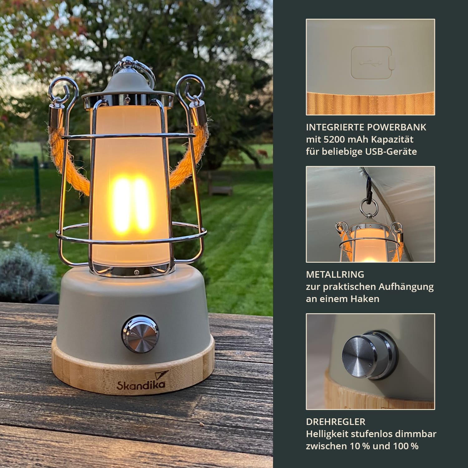 Campinglampe Kiruna