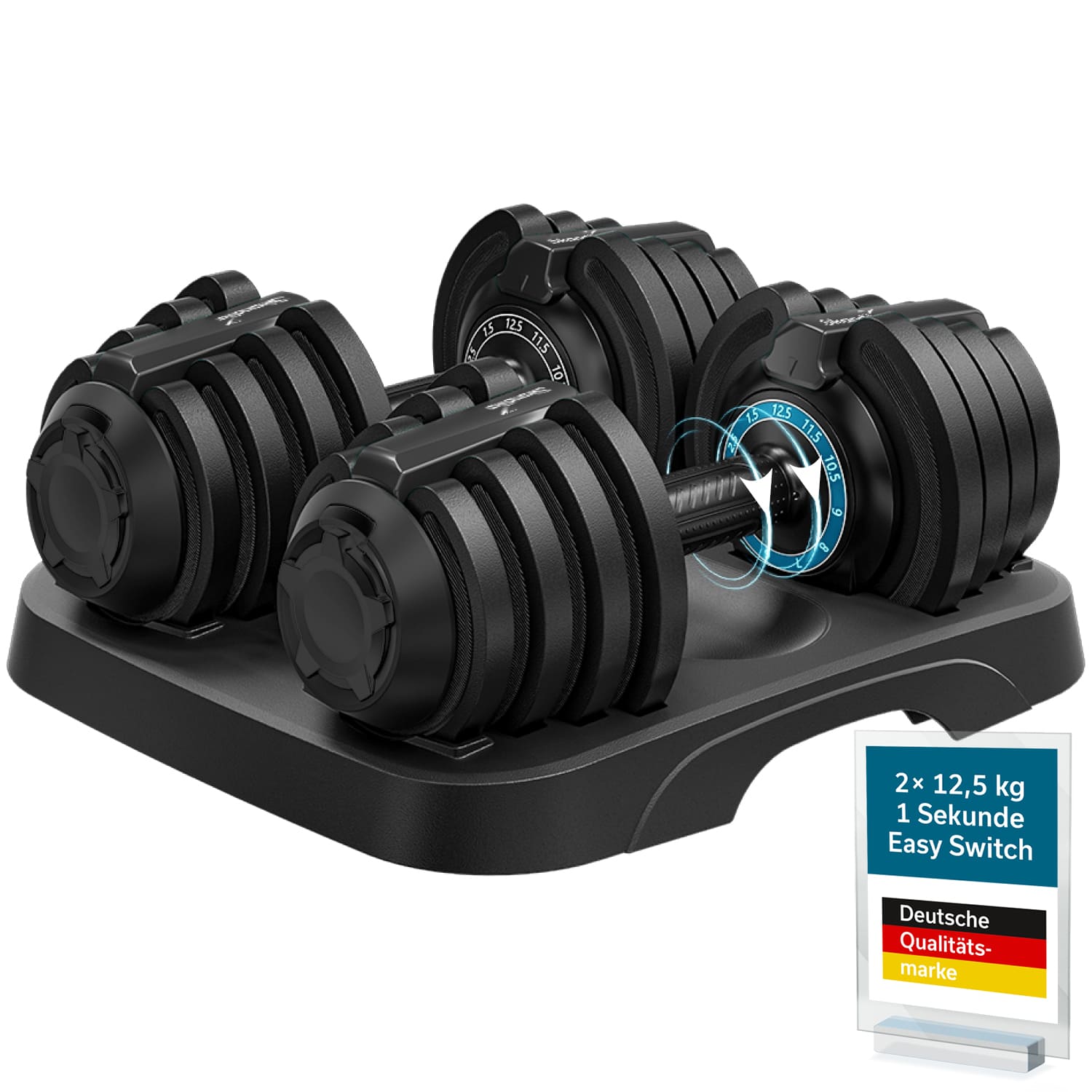 Hantelset Paino 2x 12,5 kg