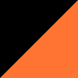 schwarz/orange