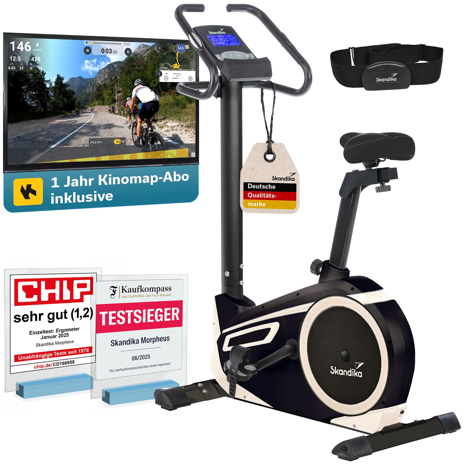 Ergometer Morpheus mit Kinomap Jahresabo