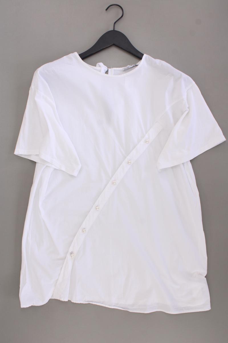 ✨ Zara camicia per le signore taglia 38, M bianco di cotone ✨
