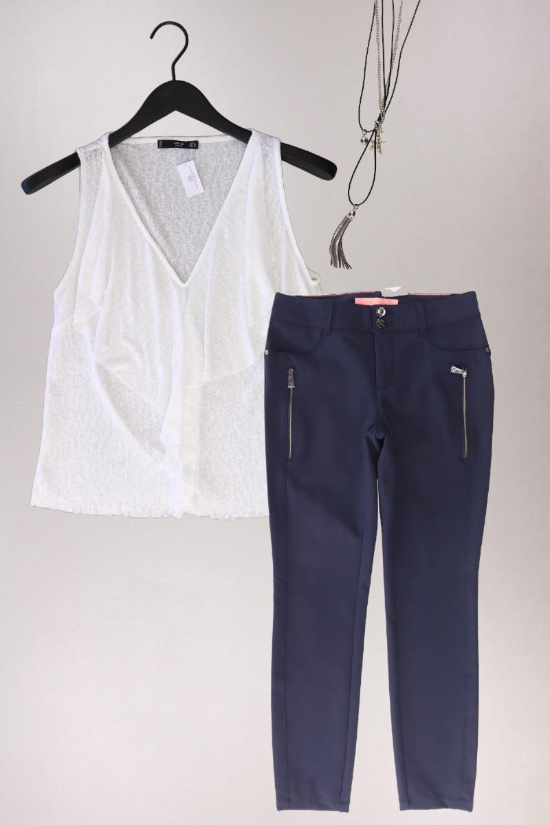 Completo moda donna taglia S con Mango Top taglia S e collana