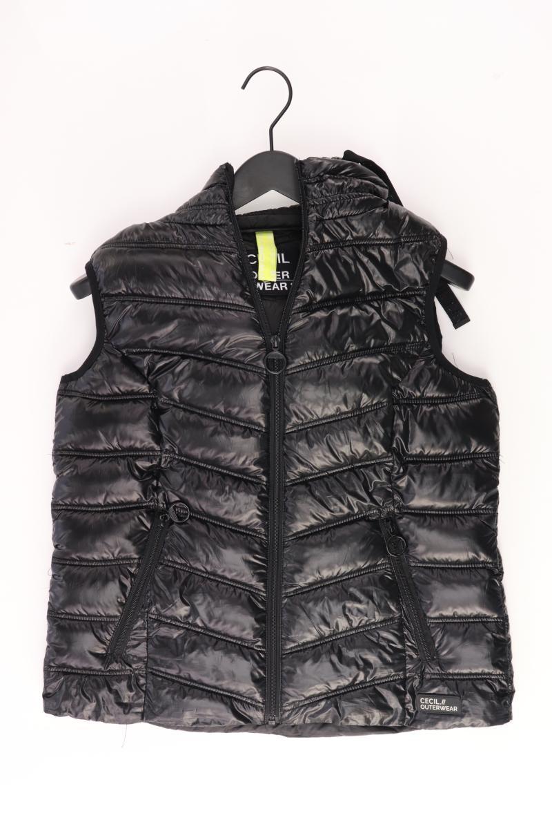 ✨ Cecil Steppweste Classic Weste für Damen Gr. 36, S schwarz ✨