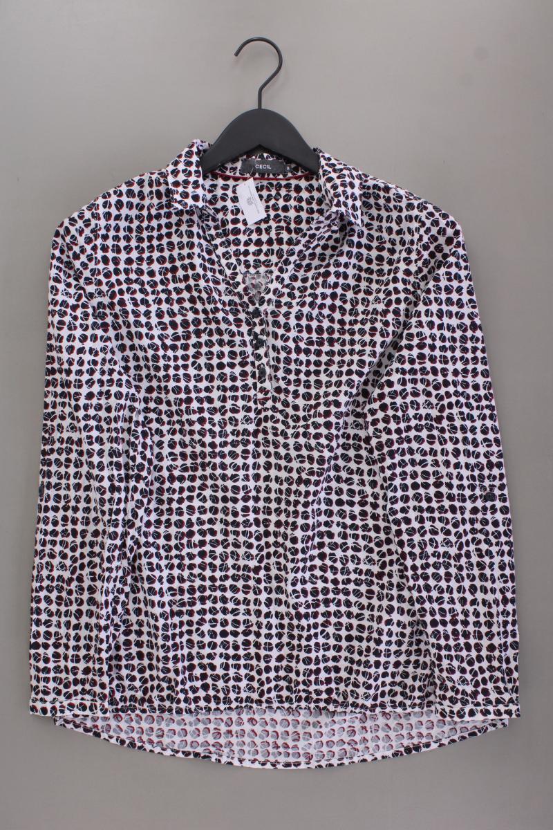 Cecil Langarmbluse Classic Bluse für Damen Gr. 38, M mehrfarbig aus Baumwolle