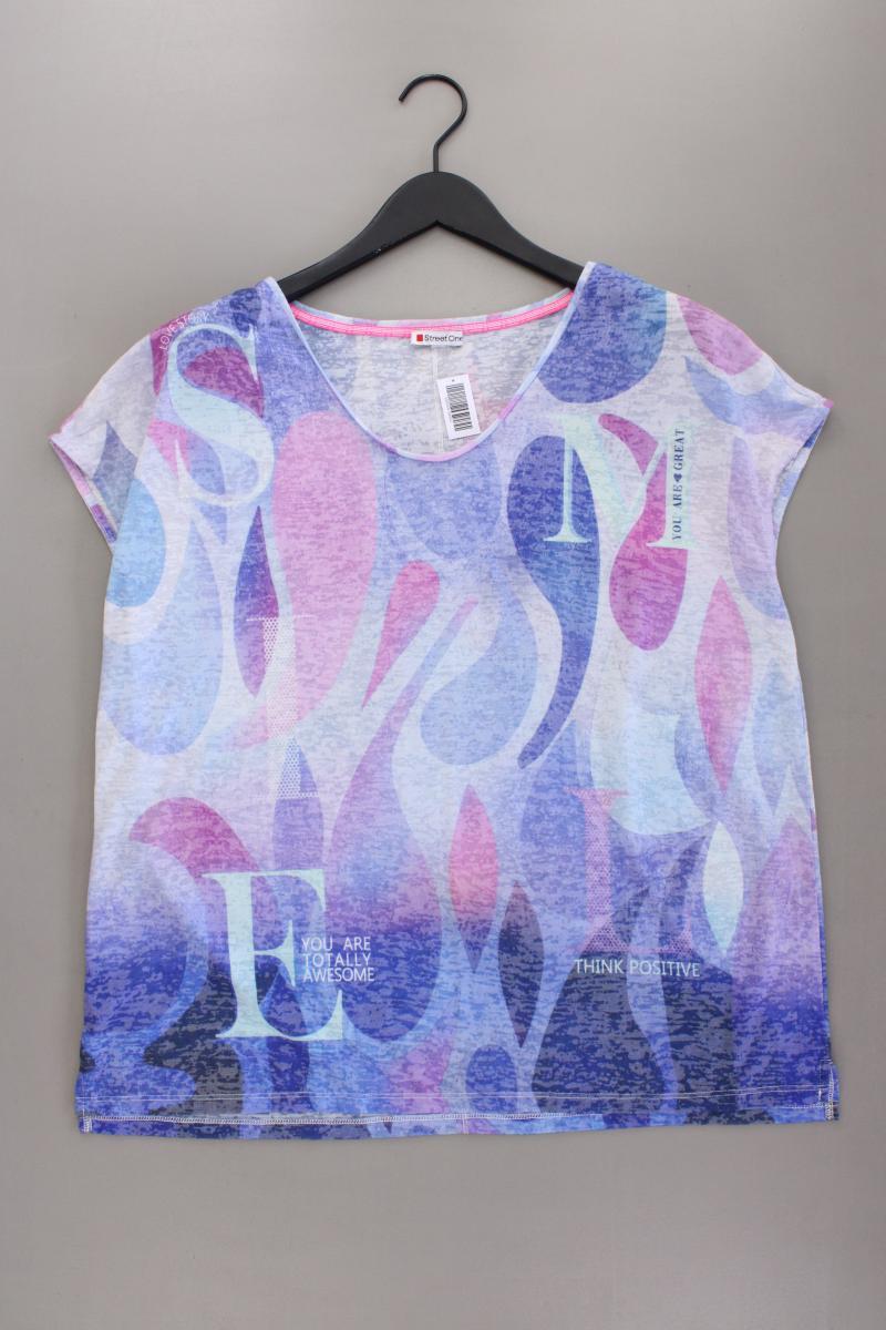 ✨ Street One Printshirt Classic Shirt für Damen Gr. 46, XL Kurzarm mehrfarbig ✨