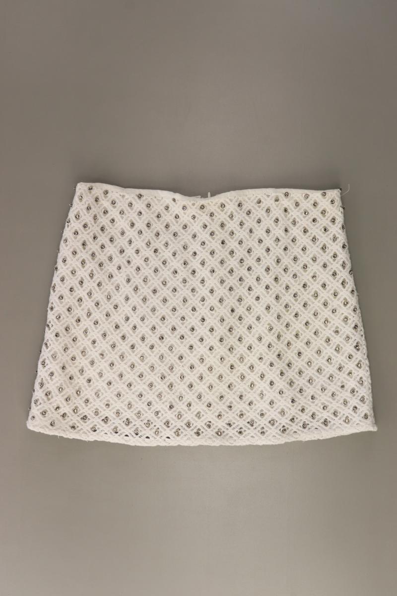 ⭐ Zara gonna per le signore taglia 38, M color crema di cotone ⭐