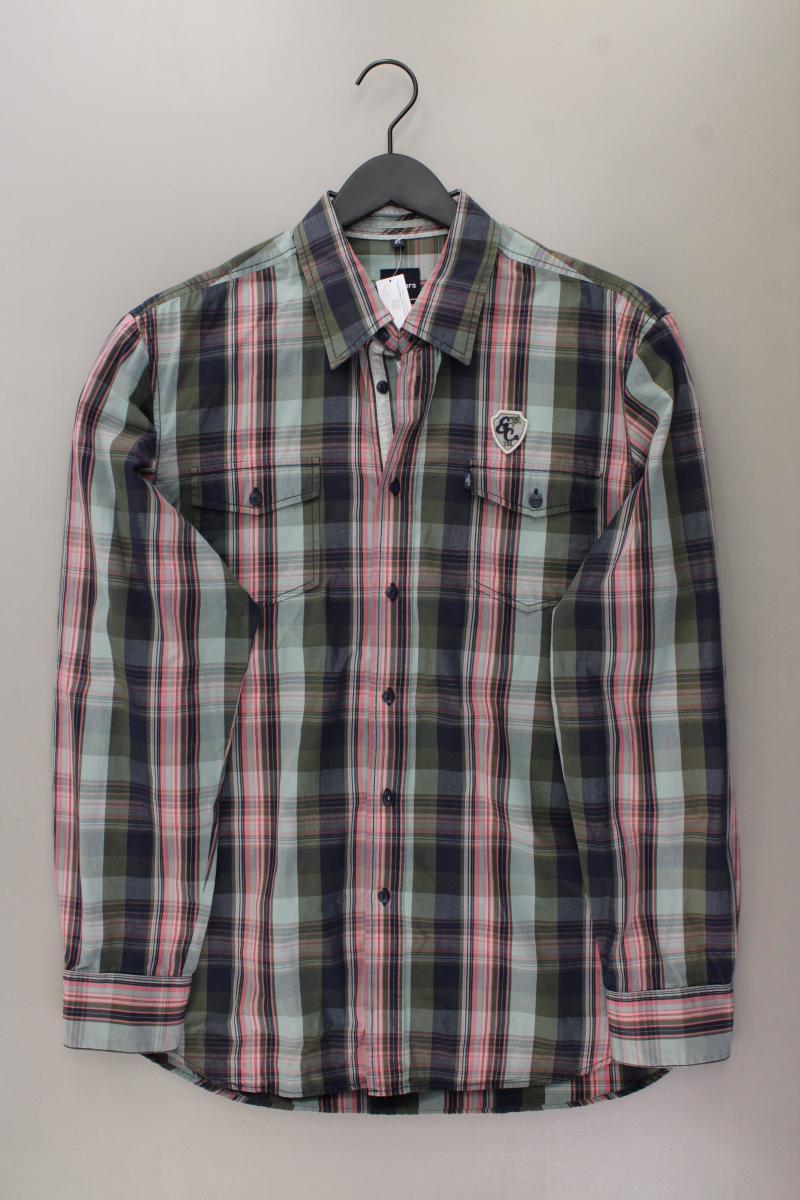 Engbers Karohemd Classic Hemd für Herren Gr. 54, XL kariert Langarm mehrfarbig