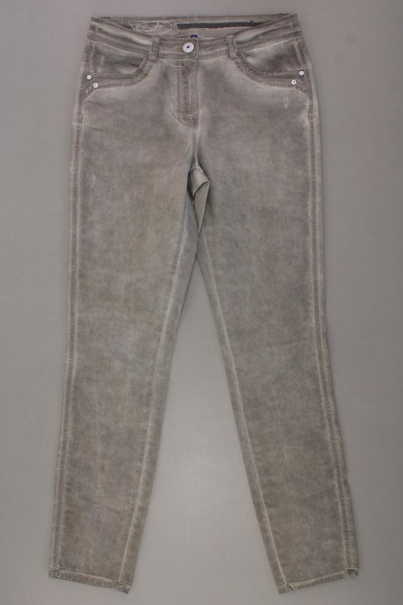 ⭐ Cecil Hose für Damen Gr. W27/L32, S, 36 neuwertig grau aus Baumwolle ⭐