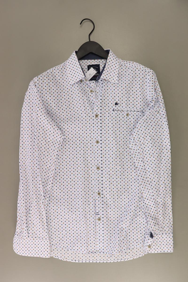 ✨ Lerros camicetta per uomo taglia 50, M punteggiato bianco di cotone ✨