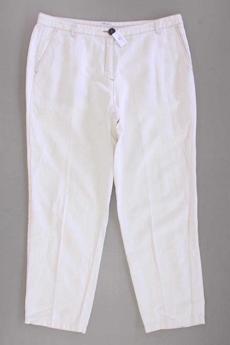 ✨ Marc Cain Hose für Damen Gr. 42, L creme aus Baumwolle ✨
