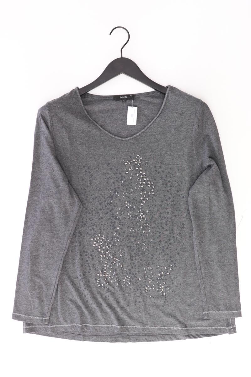 ✅ Bonita camicia per le signore taglia 44, XL con rivetti grigio ✅