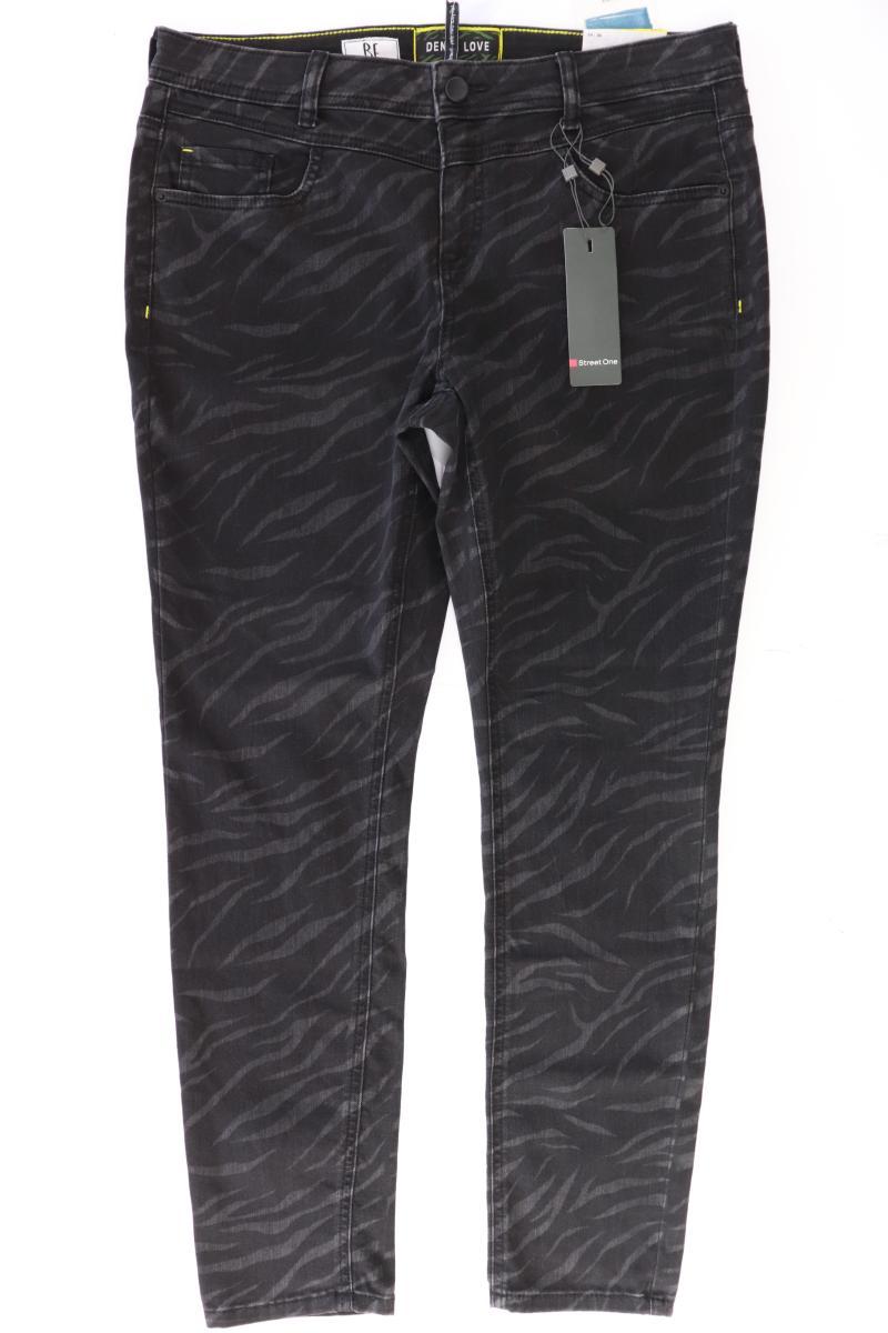 Street One Straight Jeans Regular Jeans für Damen Gr. W34/L30, XXL, 48 schwarz