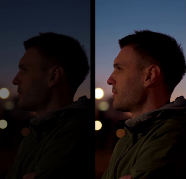 Night portrait video