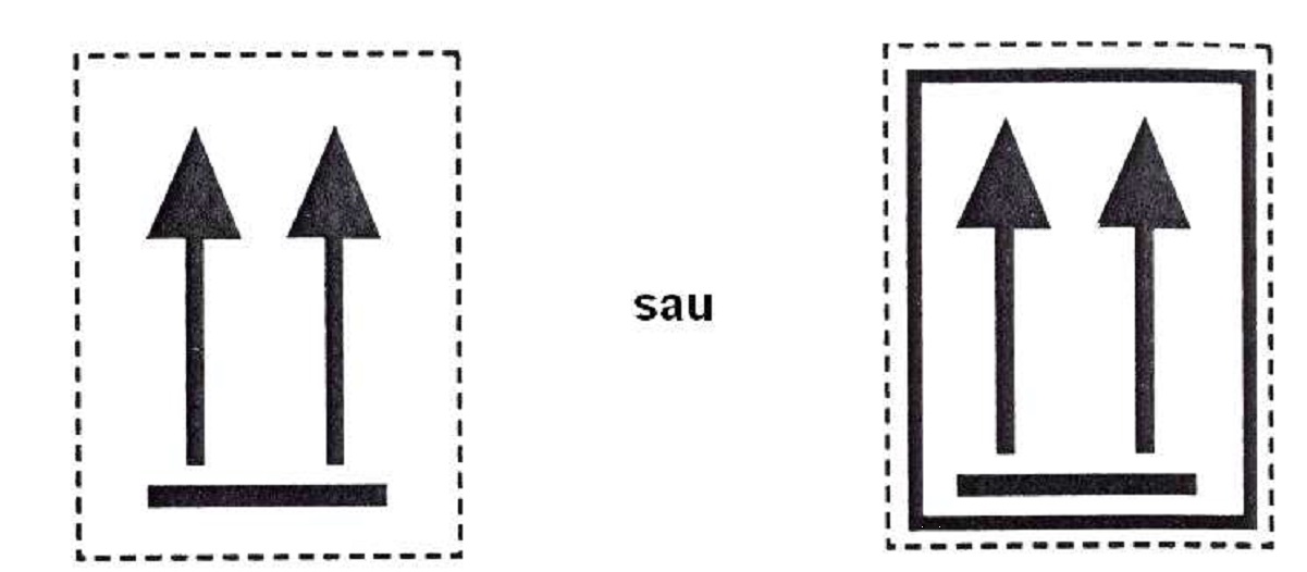 Cum vă comportați dacă trebuie să transportați colete care prezintă eticheta din imagine: