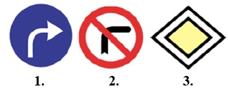 Care din urmatoarele indicatoare, intalnite intr-o intersectie, ne indica faptul ca intersectia este dirijata?