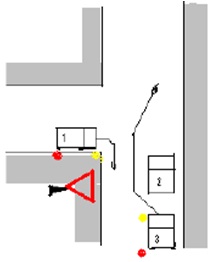 Cum considerati manevra executata de conducatorul autovehiculului 3, care intentioneaza sa se angajeze in depasire?