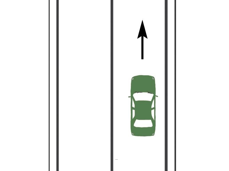 Se poate trece, în cazul unei depășiri, pe sensul de mers opus, la întâlnirea marcajului rutier din imagine?