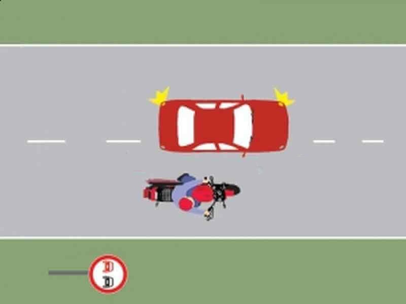 Conducătorul autovehiculului efectuează corect depășirea?
