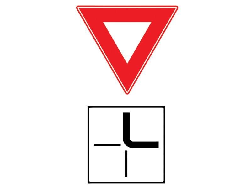 Căror vehicule trebuie să li se acorde prioritate de trecere la întâlnirea indicatorului, însoţit de panoul adiţional?